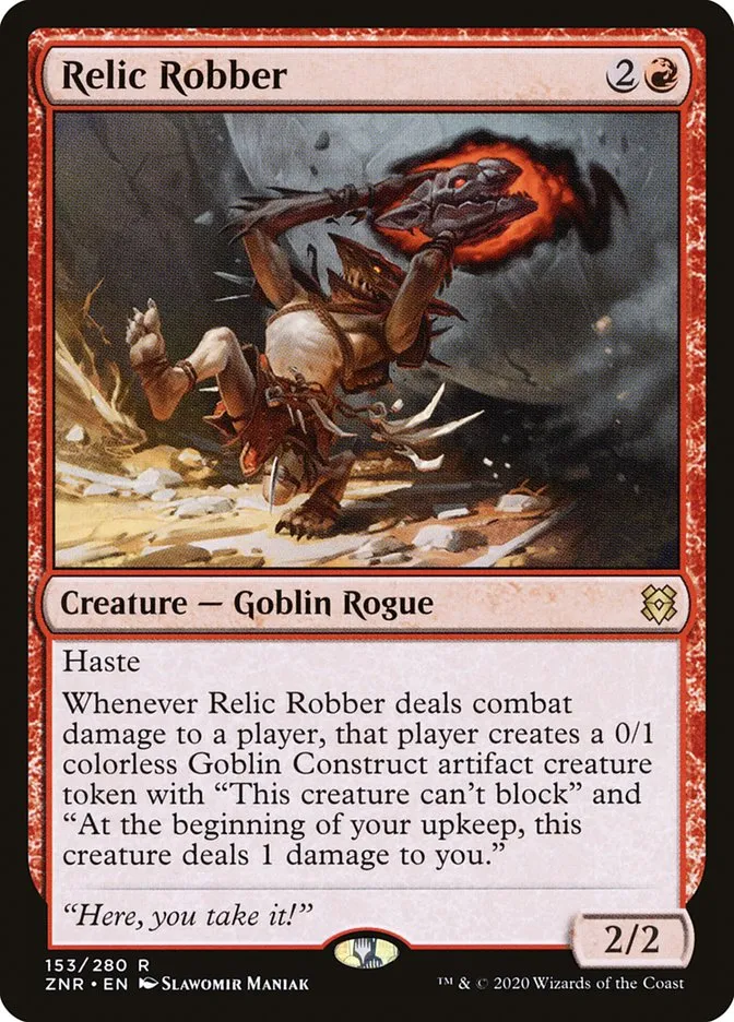 Relic Robber Front Face