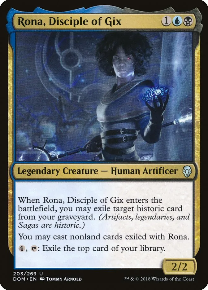 Rona, Disciple of Gix Front Face