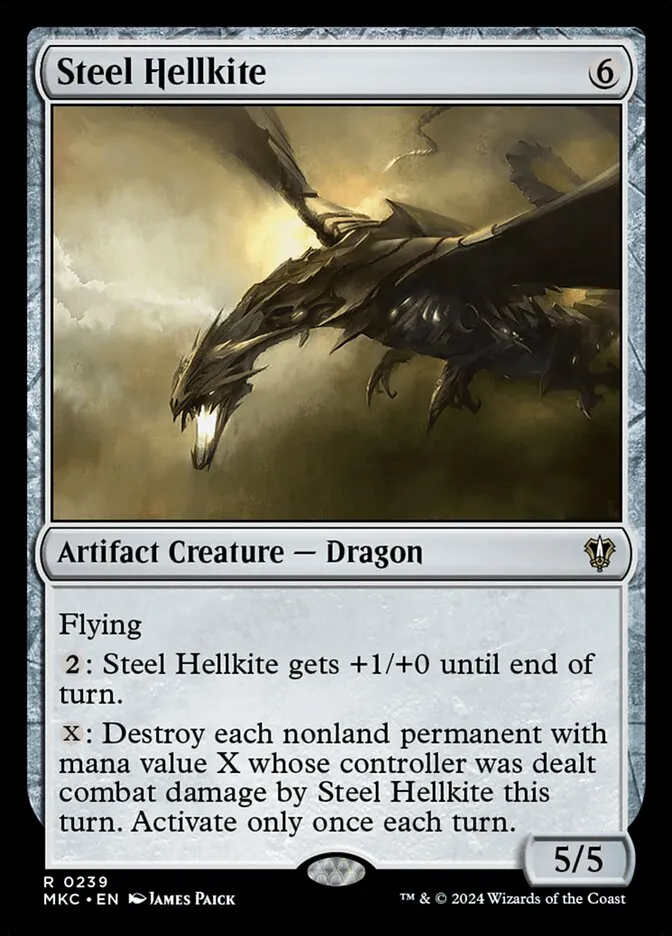 Steel Hellkite Front Face
