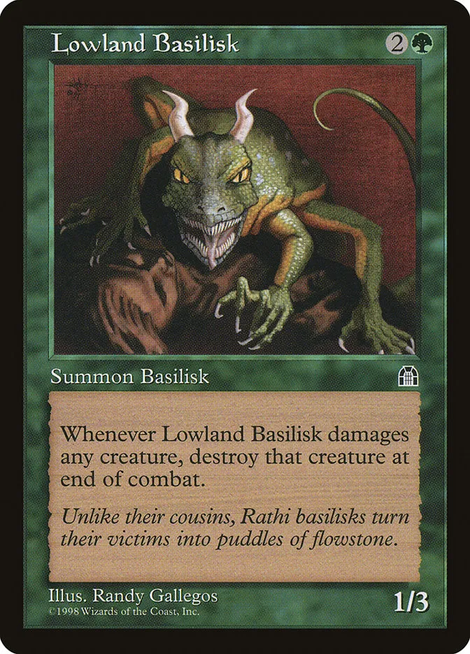 Lowland Basilisk Front Face