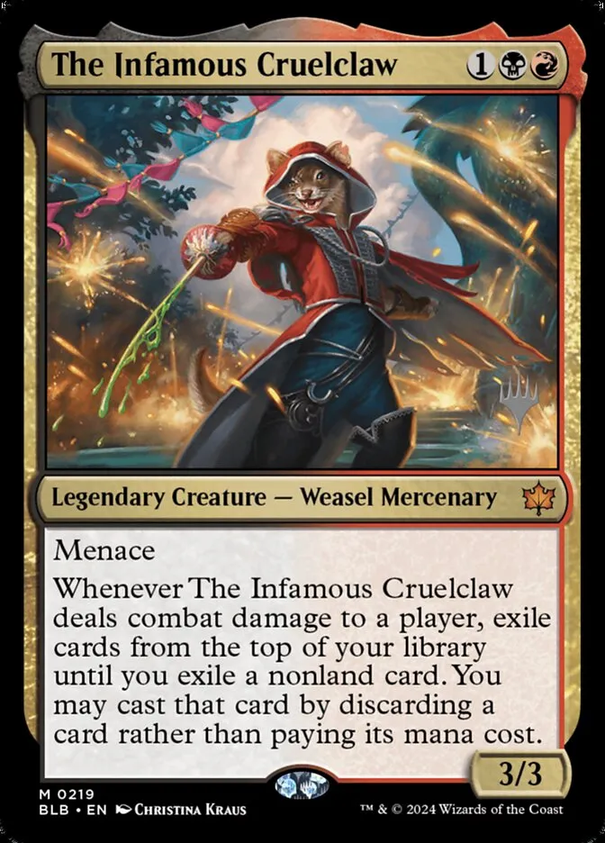 The Infamous Cruelclaw Front Face