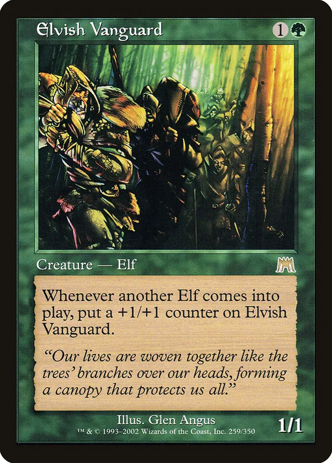 Elvish Vanguard Front Face