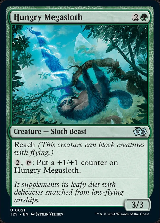 Hungry Megasloth Front Face