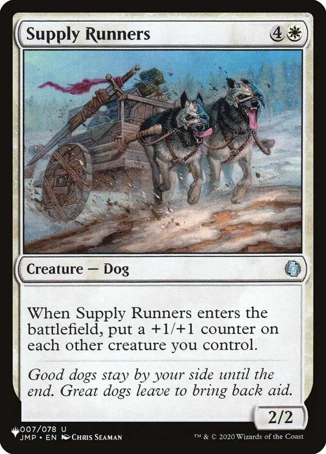 Supply Runners Front Face