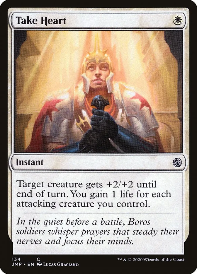 Take Heart Front Face