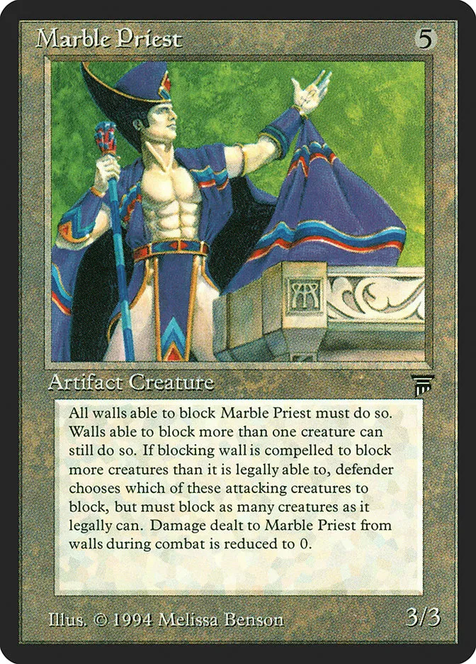 Marble Priest Front Face