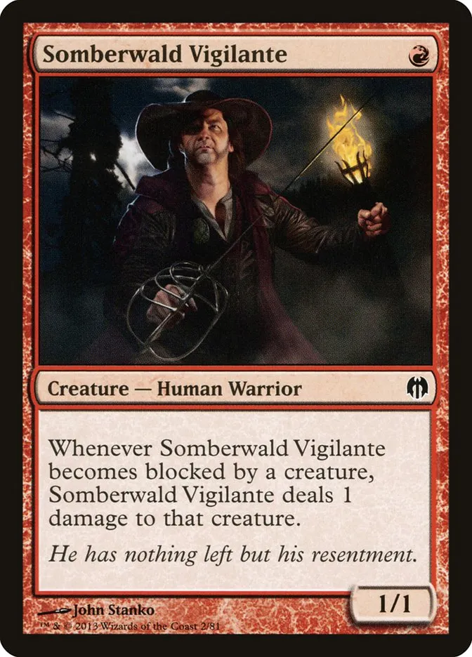 Somberwald Vigilante Front Face