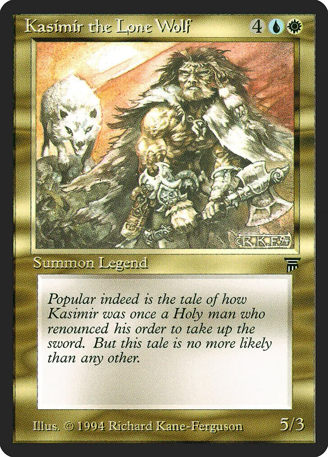 Kasimir the Lone Wolf Front Face