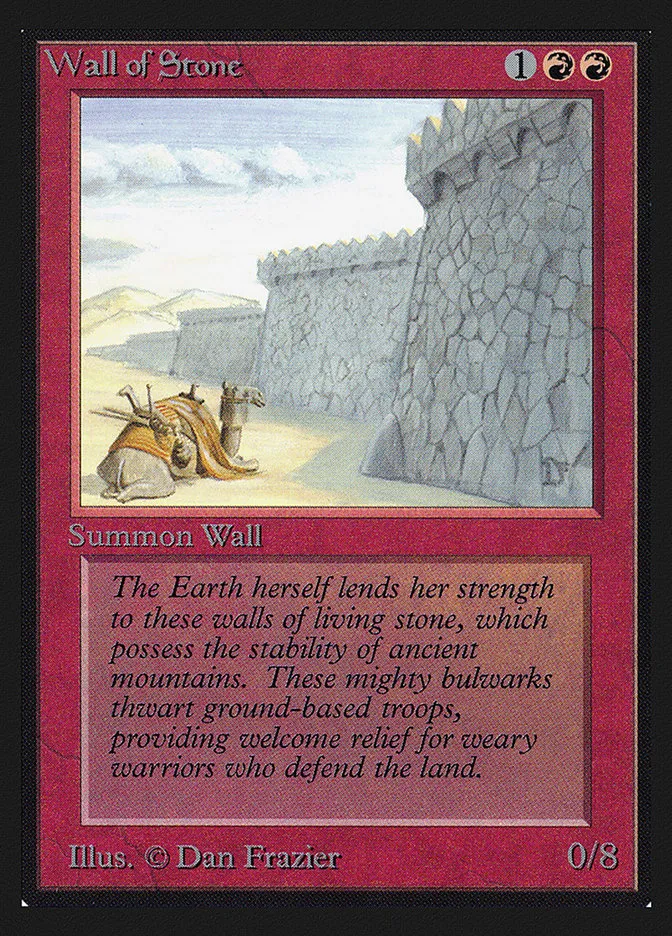 Wall of Stone Front Face