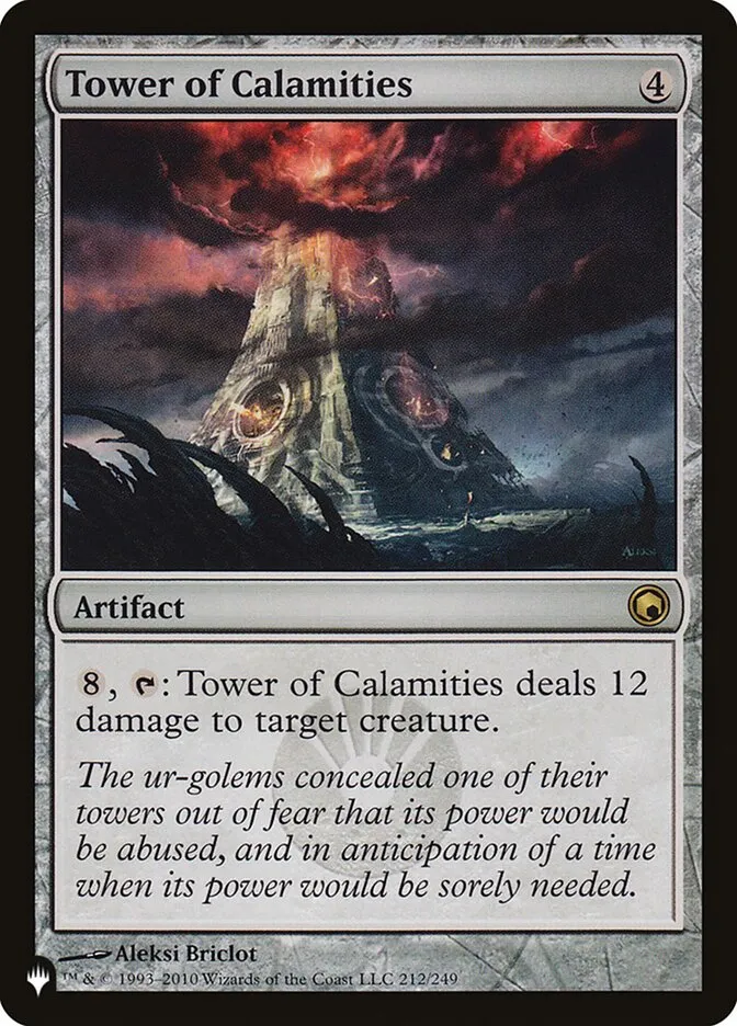 Tower of Calamities Front Face