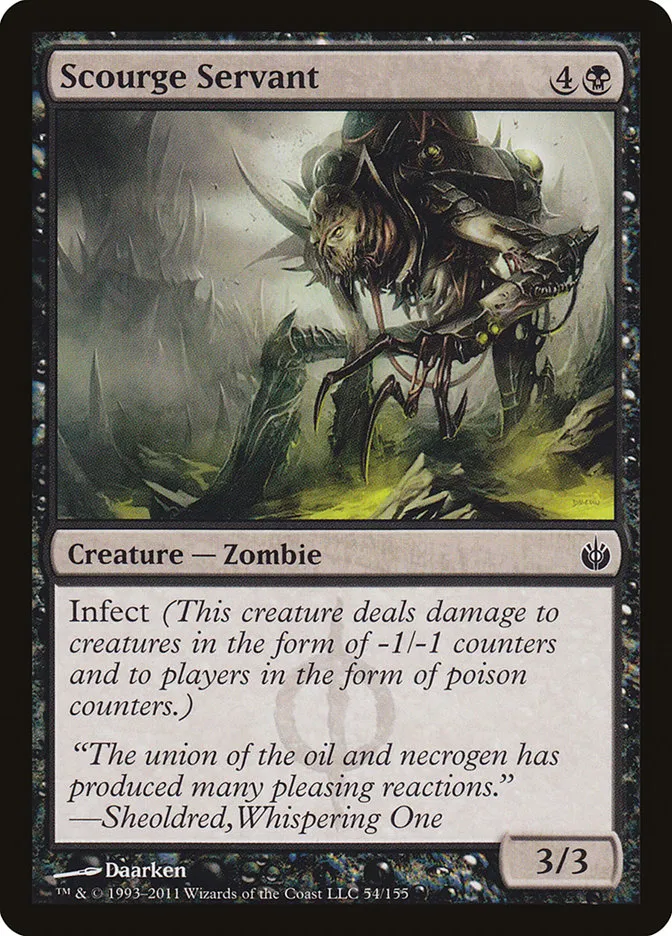 Scourge Servant Front Face