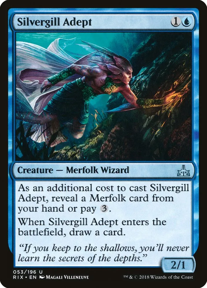 Silvergill Adept Front Face