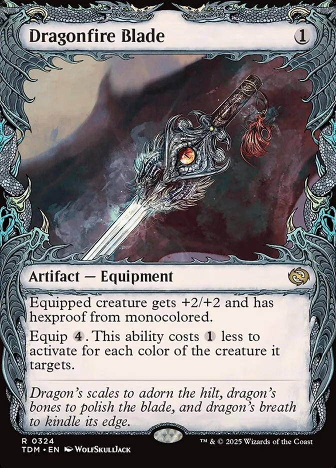 Dragonfire Blade Front Face
