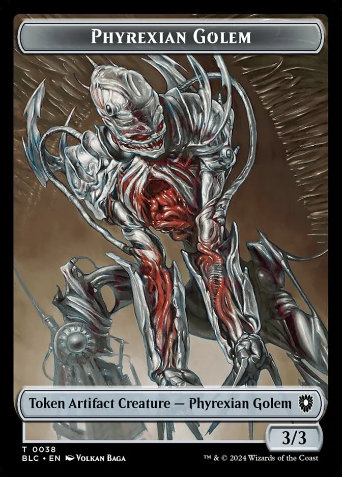 Phyrexian Golem Front Face