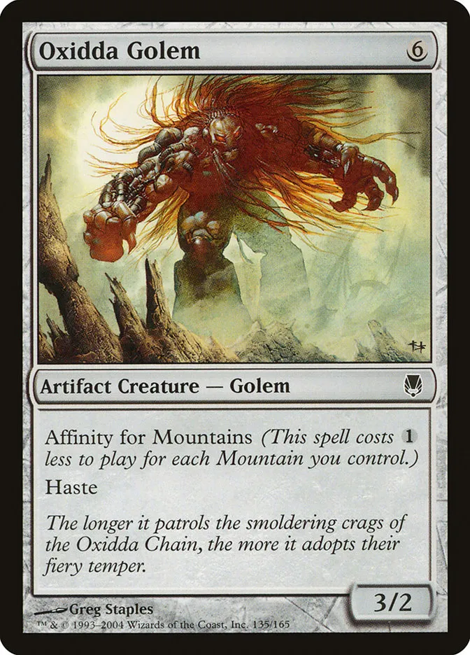 Oxidda Golem Front Face