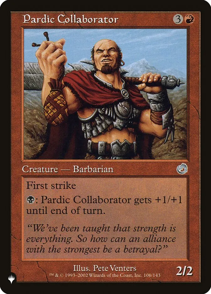 Pardic Collaborator Front Face