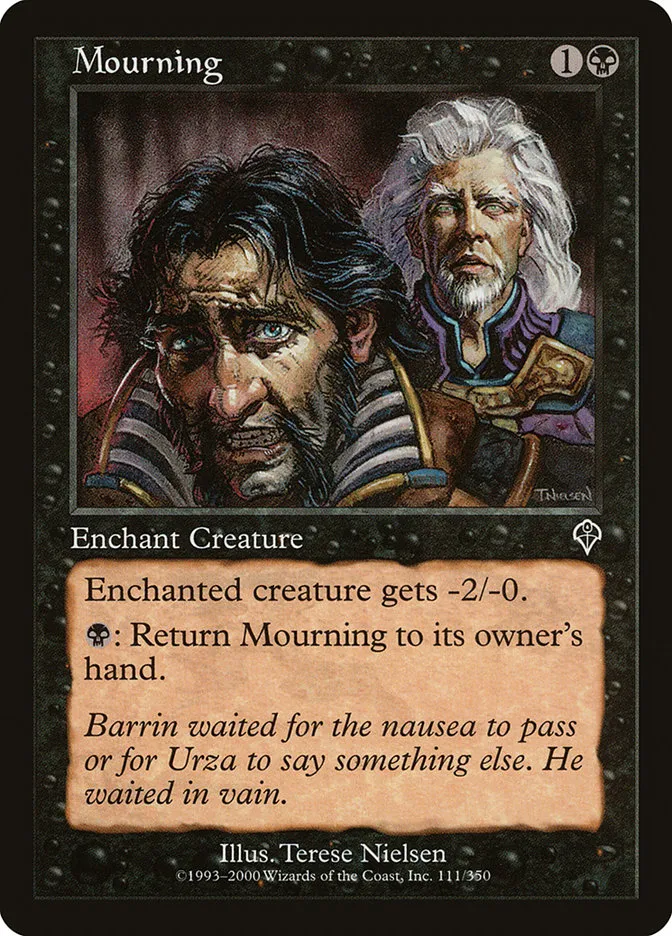 Mourning Front Face