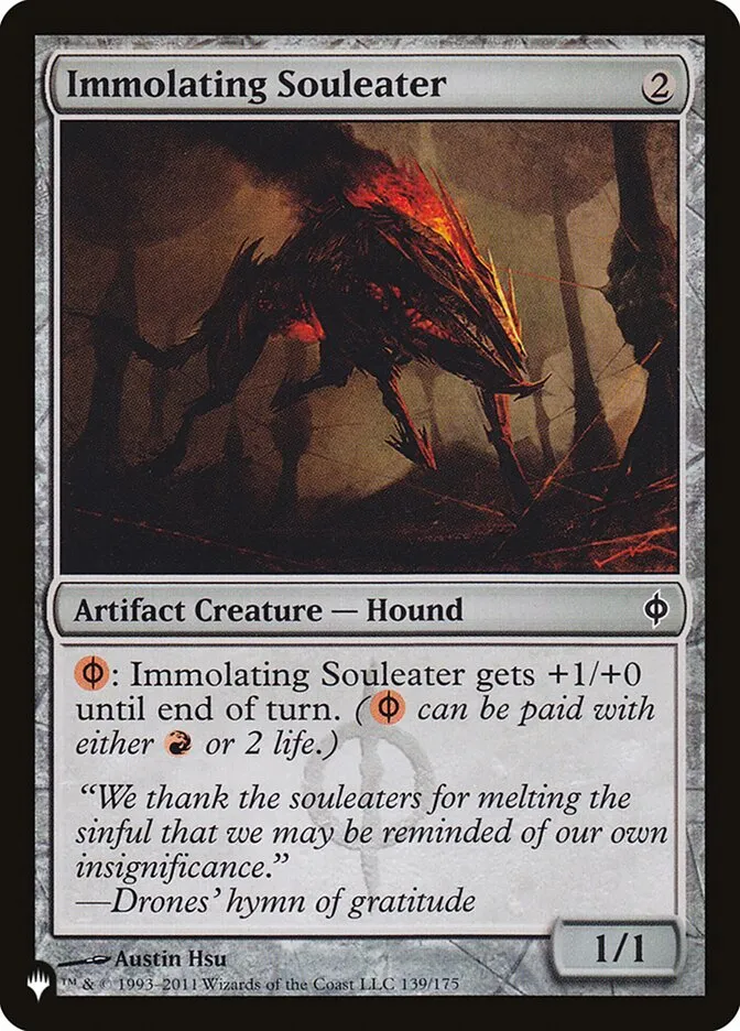 Immolating Souleater Front Face