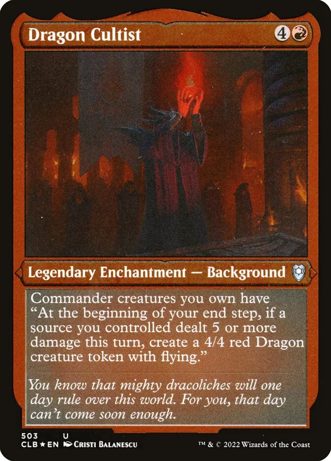 Dragon Cultist Front Face