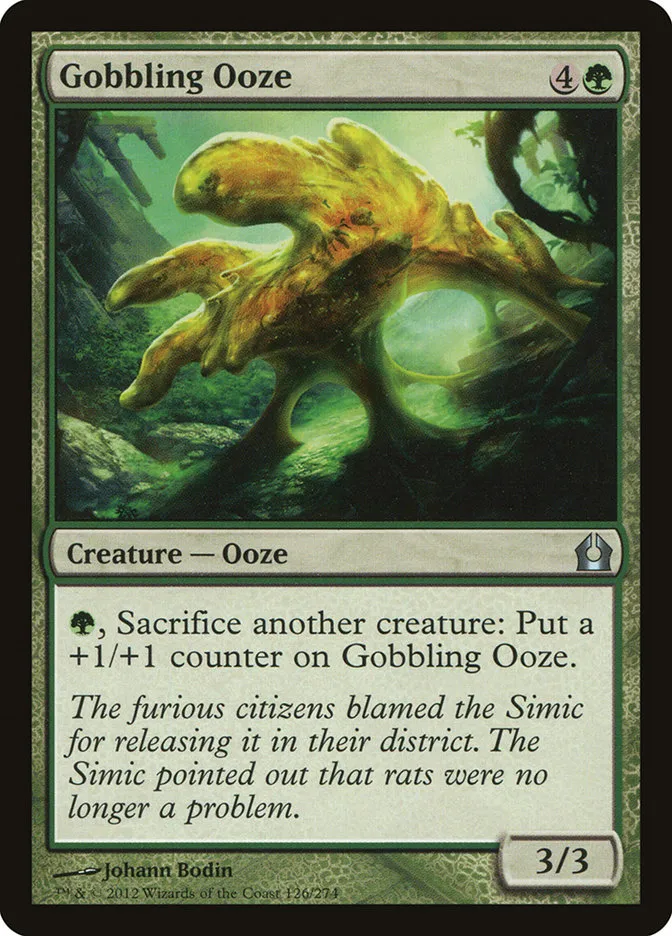 Gobbling Ooze Front Face
