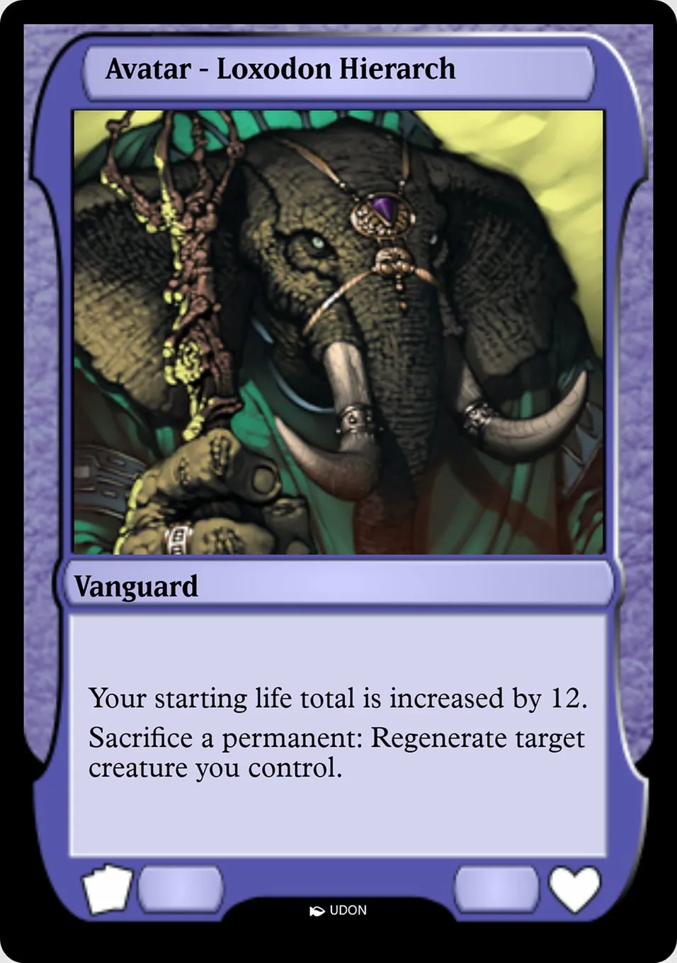Loxodon Hierarch Avatar Front Face