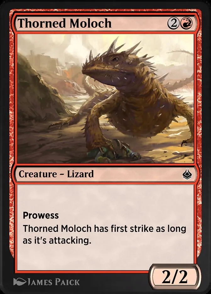 Thorned Moloch Front Face