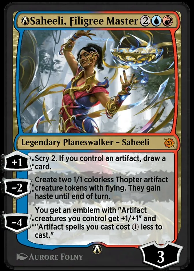 A-Saheeli, Filigree Master Front Face