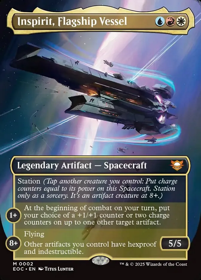 Inspirit, Flagship Vessel Front Face