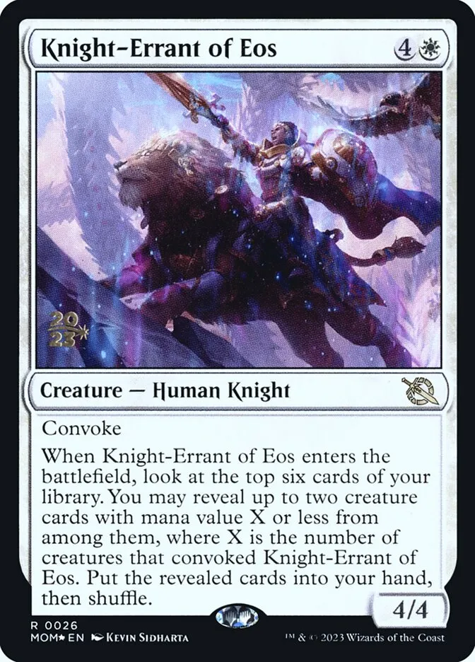 Knight-Errant of Eos Front Face