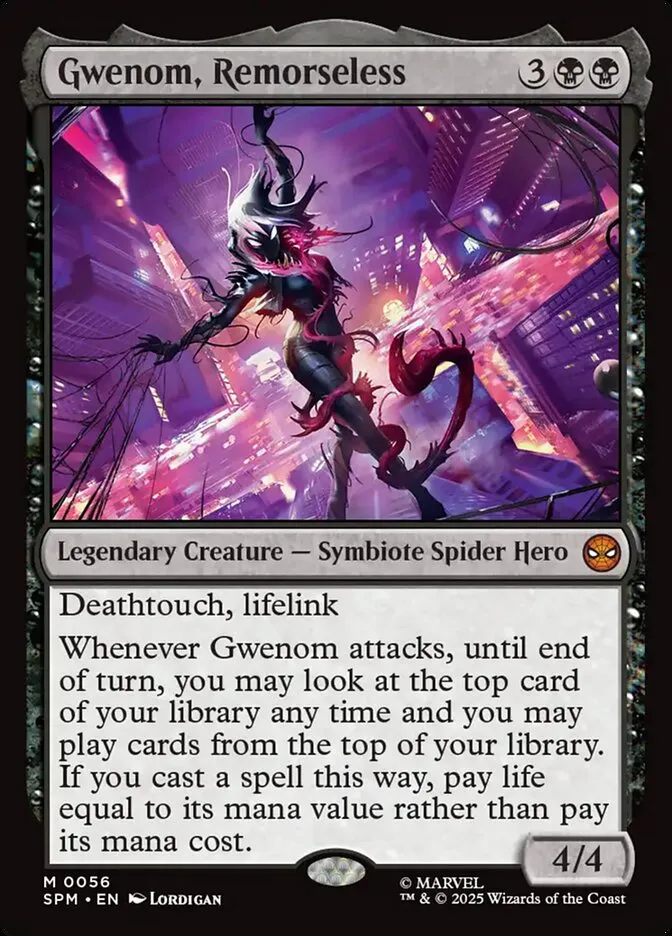 Gwenom, Remorseless Front Face