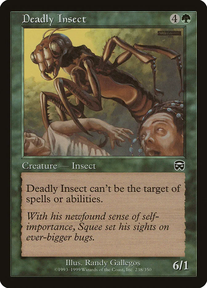 Deadly Insect Front Face