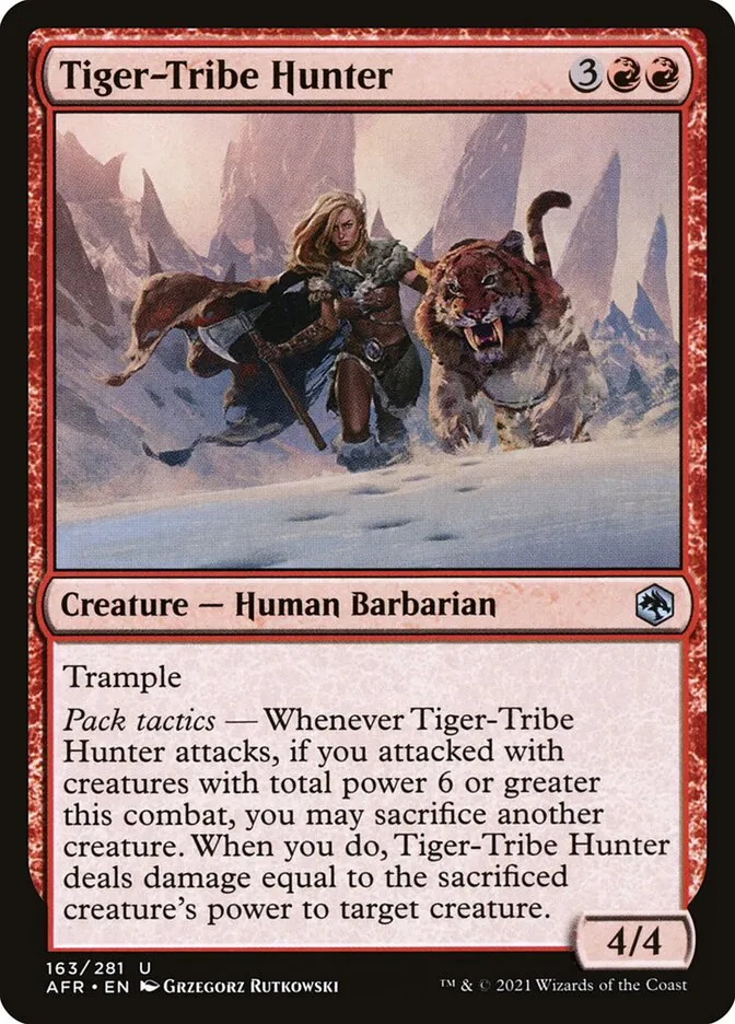 Tiger-Tribe Hunter Front Face