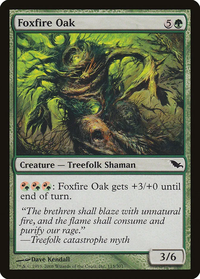 Foxfire Oak Front Face