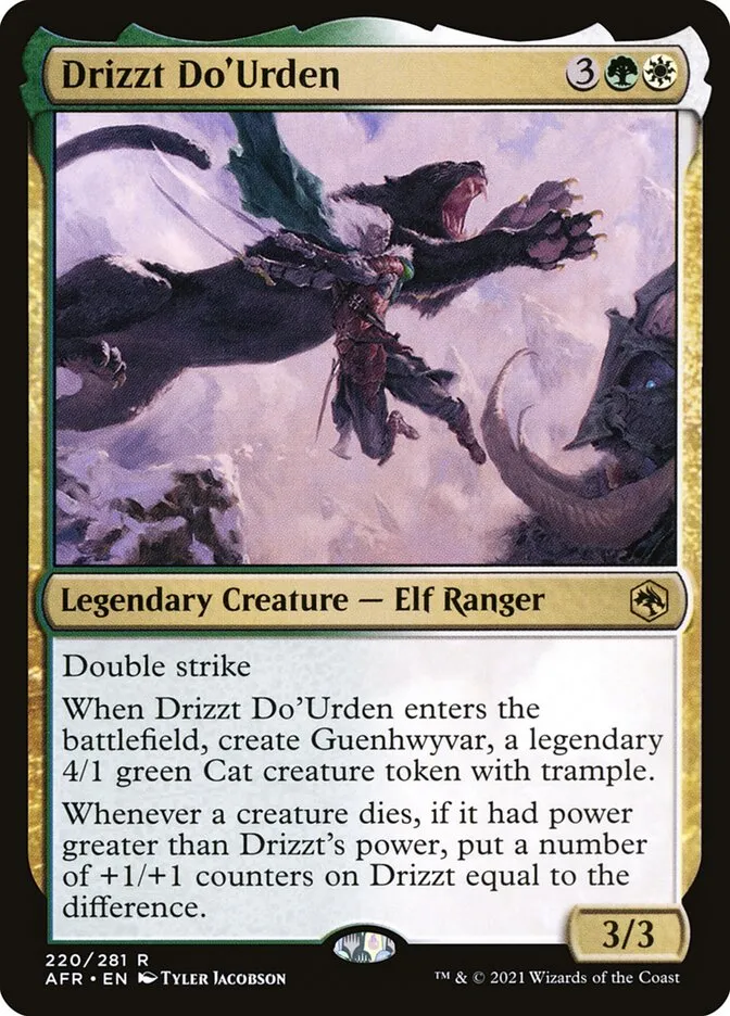 Drizzt Do'Urden Front Face