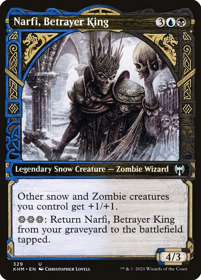 Narfi, Betrayer King Front Face