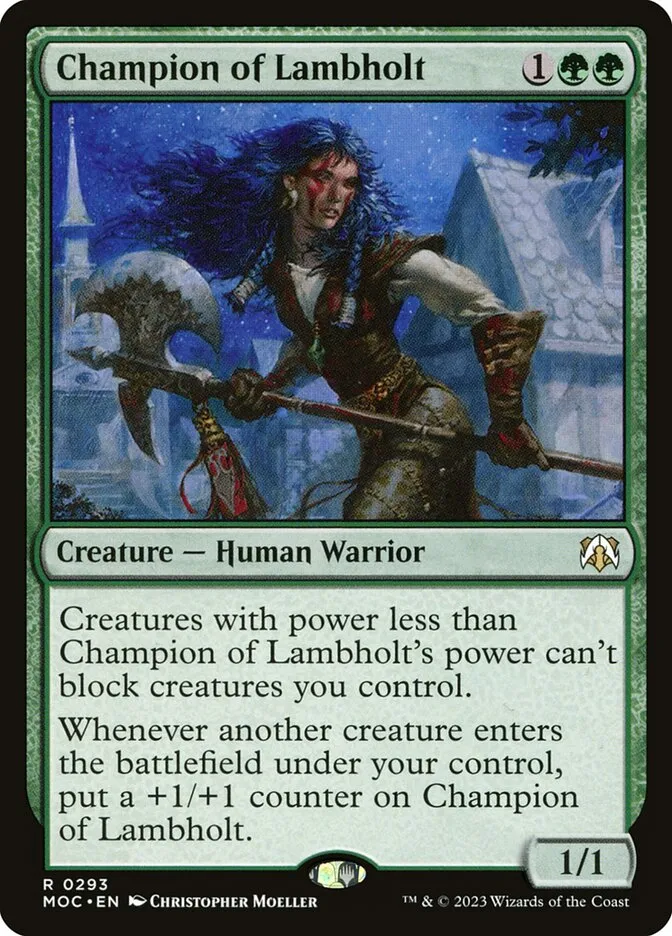 Champion of Lambholt Front Face