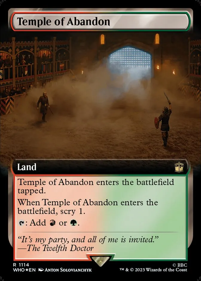 Temple of Abandon Front Face