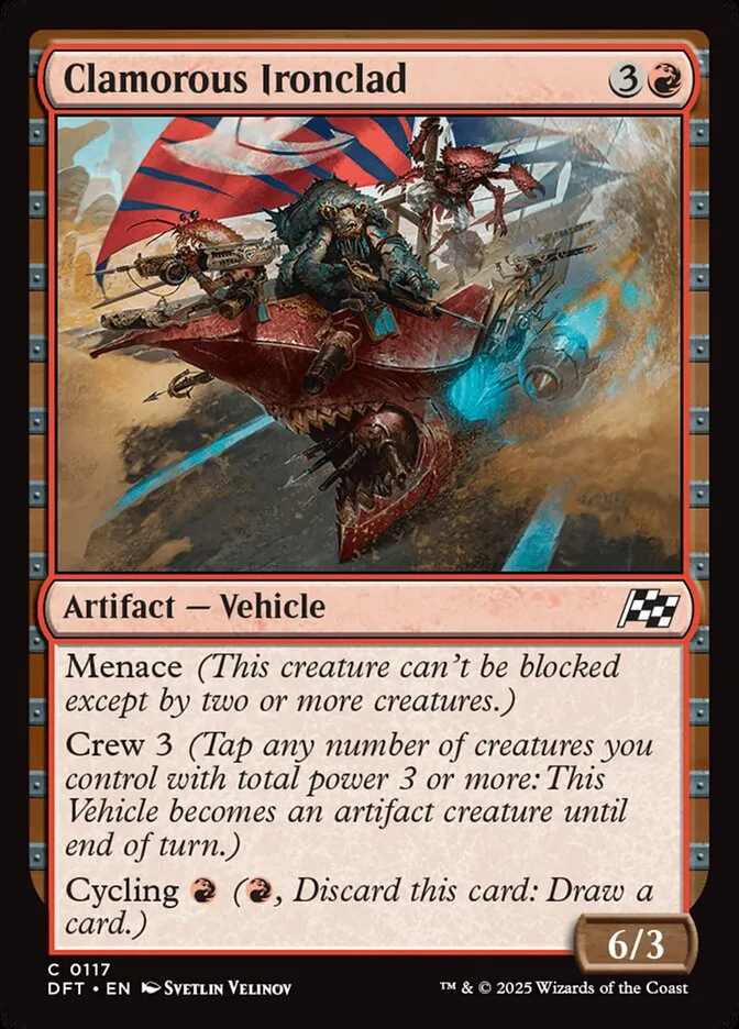 Clamorous Ironclad Front Face