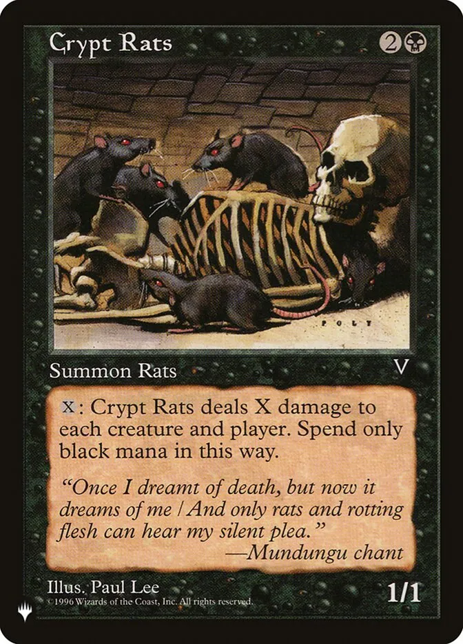 Crypt Rats Front Face