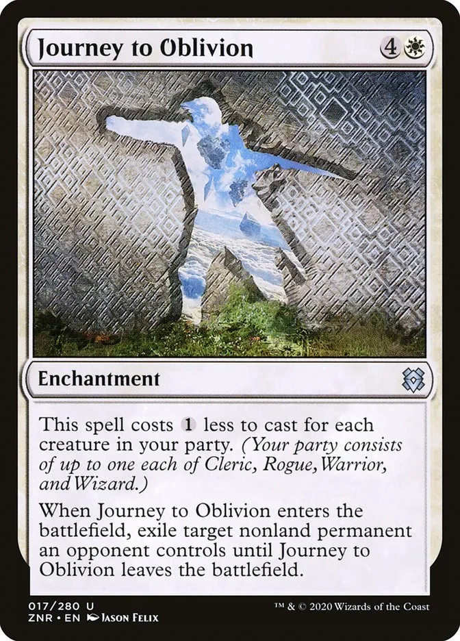 Journey to Oblivion Front Face