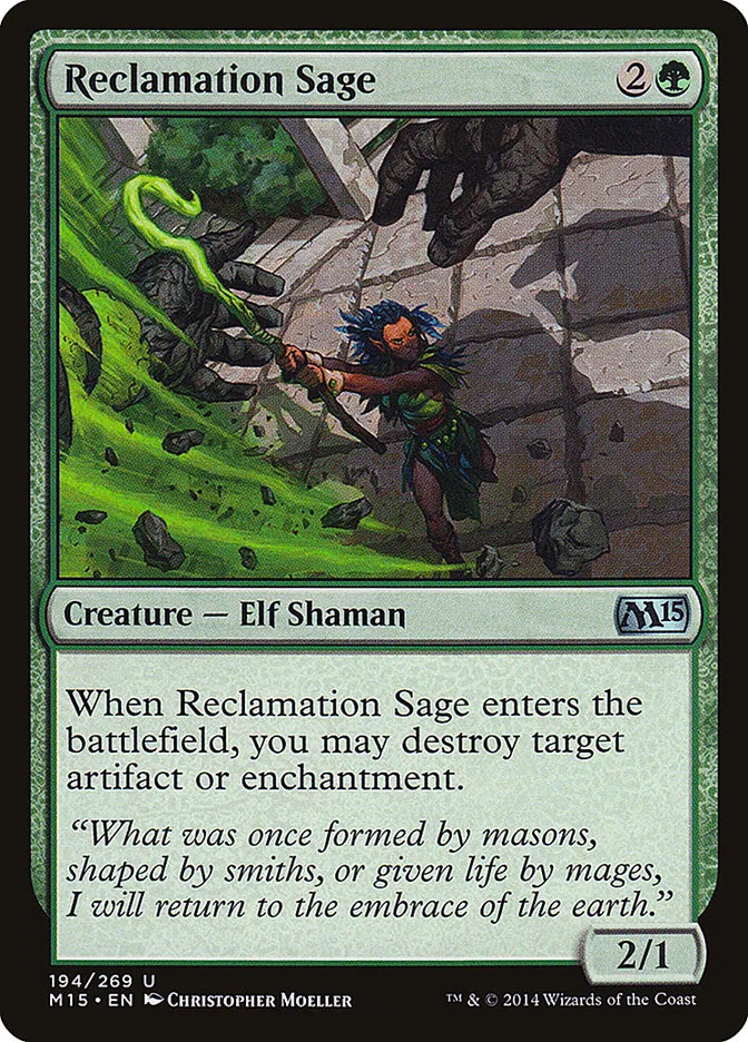 Reclamation Sage Front Face