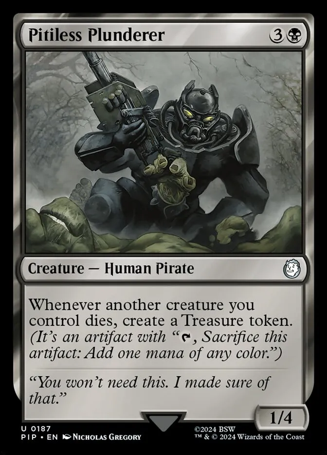Pitiless Plunderer Front Face