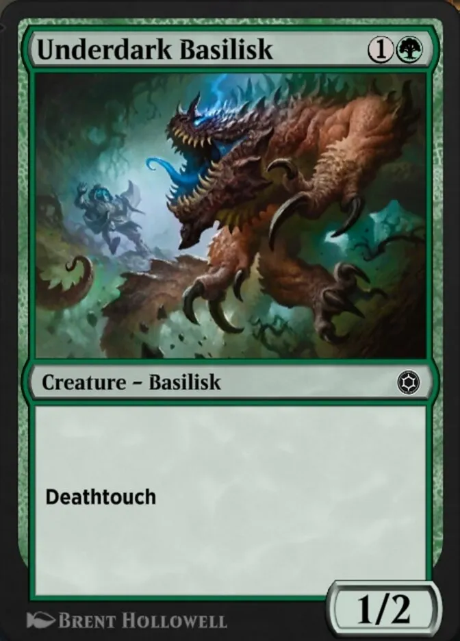 Underdark Basilisk Front Face