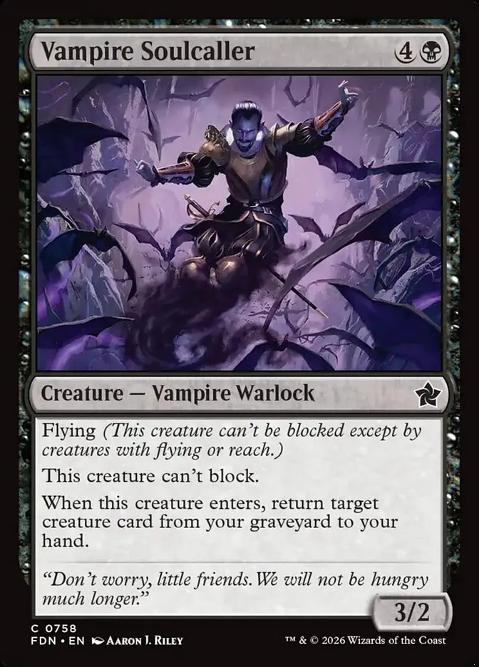 Vampire Soulcaller Front Face
