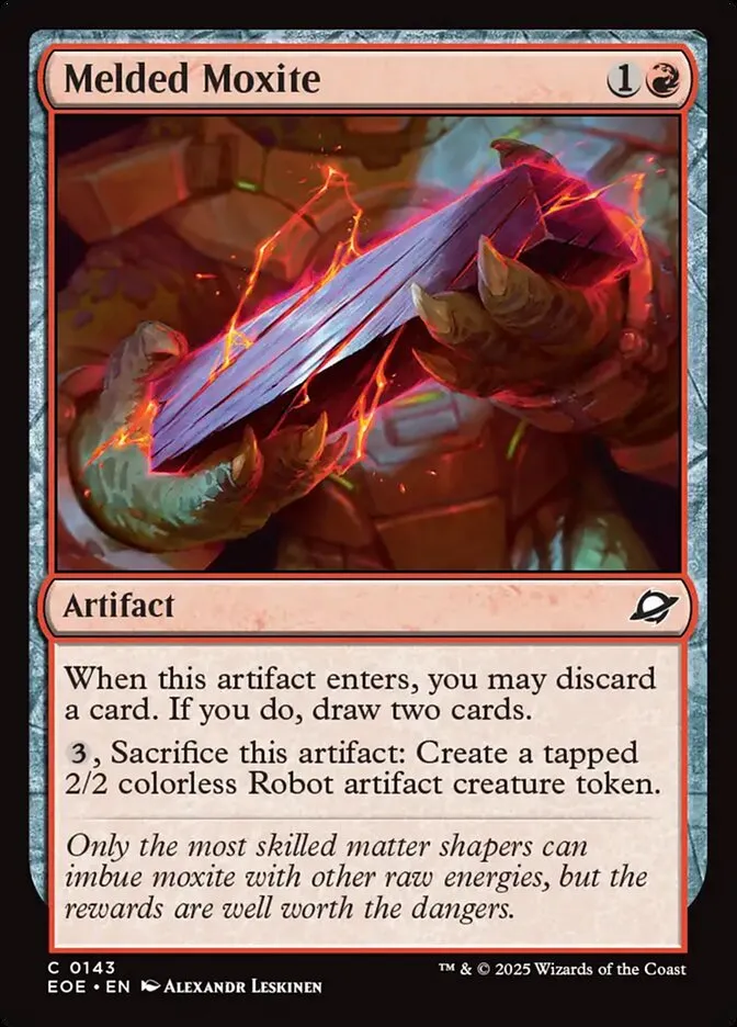 Melded Moxite Front Face