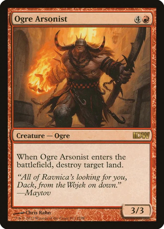 Ogre Arsonist Front Face