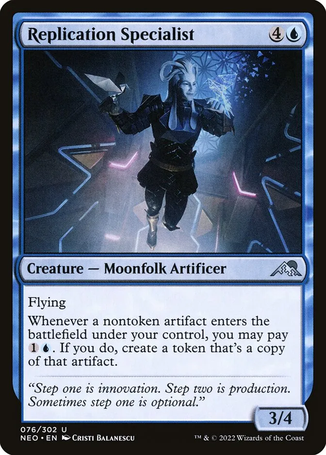 Replication Specialist Front Face