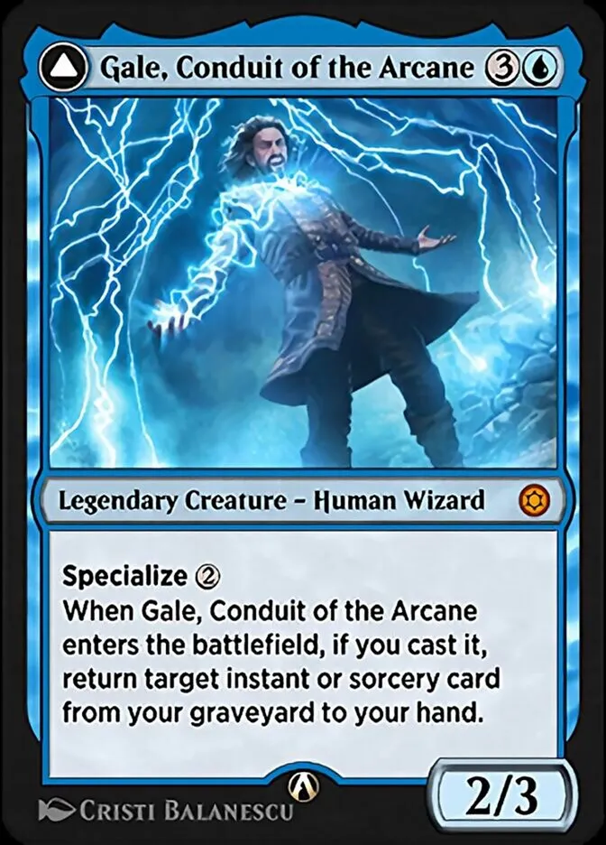 Gale, Conduit of the Arcane Front Face