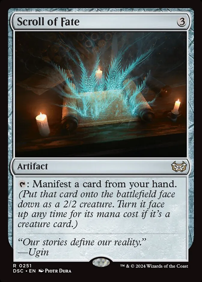 Scroll of Fate Front Face