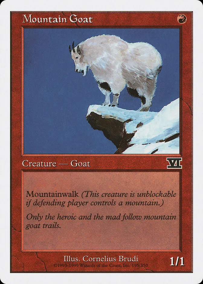 Mountain Goat Front Face